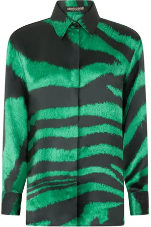 Roberto Cavalli Camisa con estampado de cebra