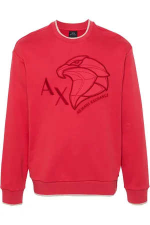 Armani Exchange Sudadera con águila bordada