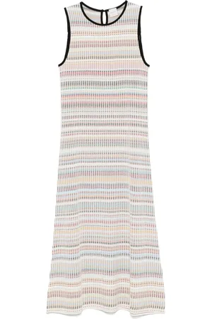 Paul Smith Vestido midi con diseño tejido
