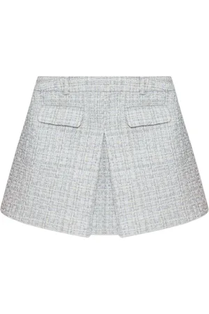 Self-Portrait Falda corta de tweed