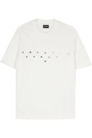 Emporio Armani Playera con logo bordado