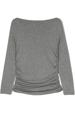 MONNALISA Playera con detalle fruncido