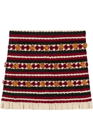 Claudie Pierlot Falda tejida de crochet