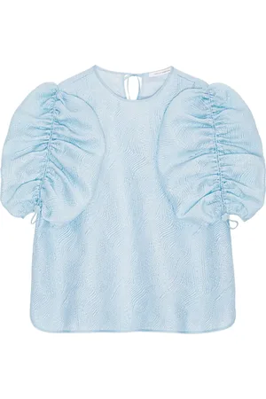 Cecilie Bahnsen Top con detalle fruncido
