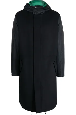 Armani Exchange Parka con paneles en contraste y cordones