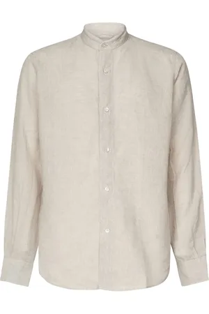 ELEVENTY Camisa con cuello mao