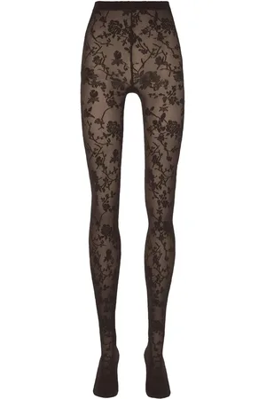 Wolford Pantimedias con motivo floral