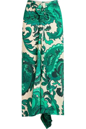 Etro Falda con estampado floral