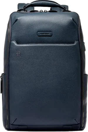 Piquadro Mochila con parche del logo