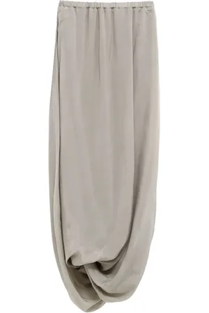 Lauren Manoogian Falda midi con detalle fruncido