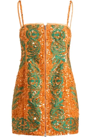 Etro Vestido corto con lentejuelas bordadas