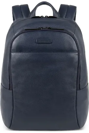 Piquadro Mochila con placa del logo
