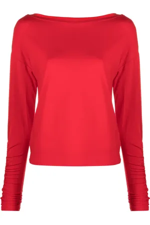 Patrizia Pepe Sudadera con hombros caídos y logo bordado