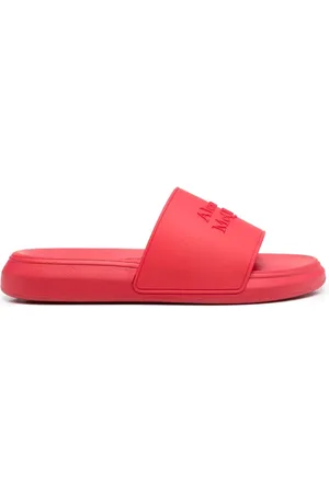 Alexander McQueen Sandalias con logo en relieve
