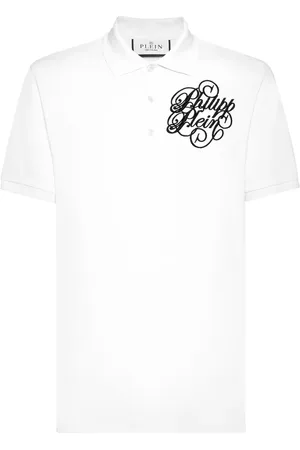 Philipp Plein Playera tipo polo Coursive