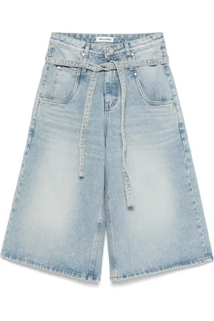 Low Classic Shorts de mezclilla con cinturón