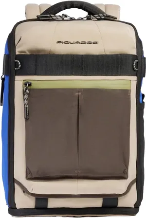 Piquadro Mochila con logo en relieve