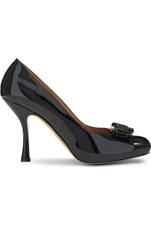 Salvatore Ferragamo Zapatillas Vara con tacon 100mm