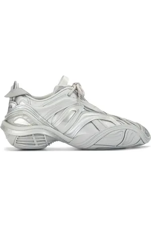 Balenciaga Tenis bajos metalizados