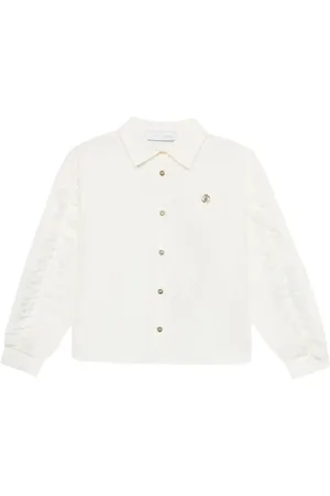 Roberto Cavalli Camisa con logo bordado
