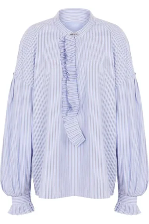 THE SEAFARER Blusa con rayas estampadas