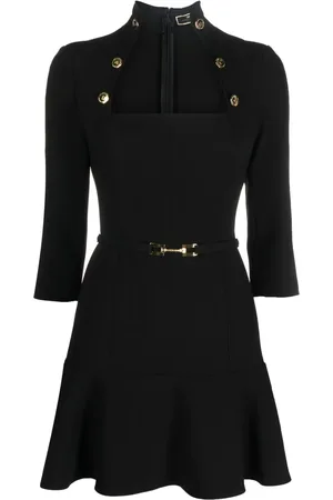 Elisabetta Franchi Vestido corto con detalle Horsebit