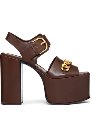 VALENTINO GARAVANI Sandalias VLogo Chain con plataforma de 130mm