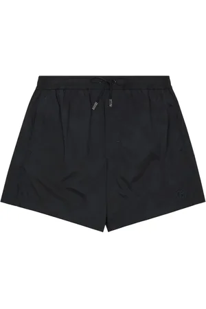 Giorgio Armani Shorts de playa con aplique del logo