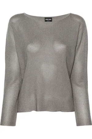 Giorgio Armani Suéter con cuello barco
