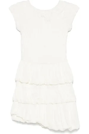 PNK Vestido corto con panel fruncido