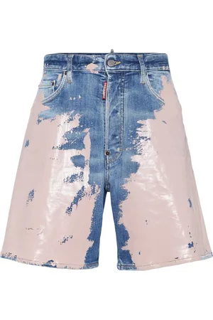 Dsquared2 Bermudas con estampado de pintura