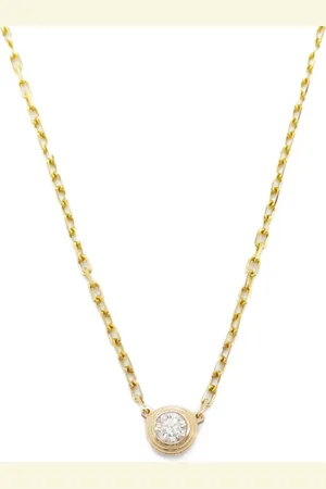 Cartier 2010s 18K yellow gold Amour diamond necklace