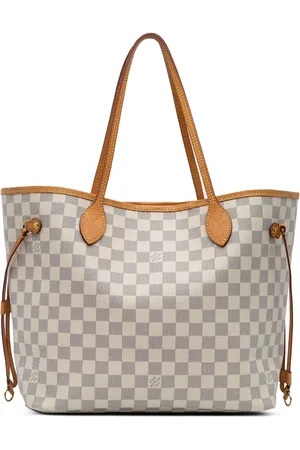 LOUIS VUITTON 2018 Damier Azur Neverfull MM tote bag