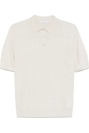 Boglioli Ribbed polo shirt