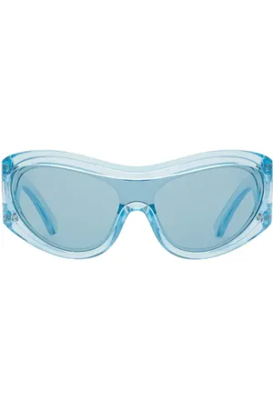 Burberry Shield-frame cut out-detail sunglasses