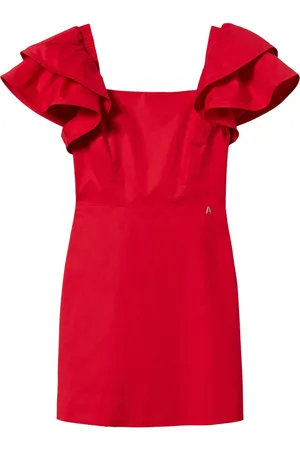 Twin-Set Vestido corto con volantes en las mangas