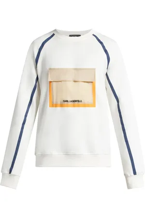 Karl Lagerfeld Sudadera con bolsillo y solapa
