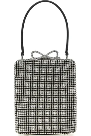 Self-Portrait Tote Crystal Fishnet