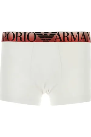 Emporio Armani Bóxer con logo en la pretina
