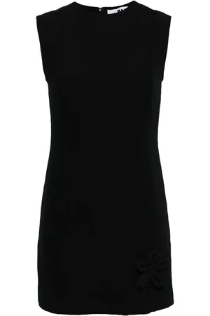 Msgm Vestido corto sin mangas con estampado floral