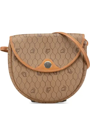 Dior Bolsa crossbody 20th Century Honeycomb Coated Canvas