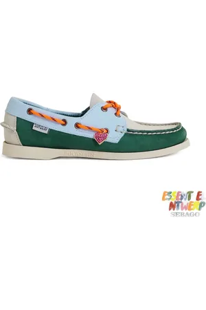 Essentiel Antwerp Hebago two-tone boat shoes