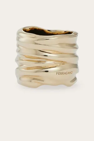 Salvatore Ferragamo Twisted metallic ring
