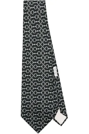 Hermès Corbata de seda 1990
