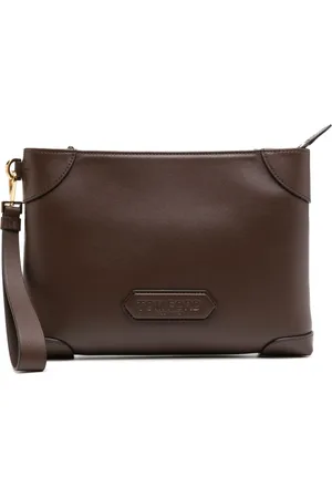 Tom Ford Bolsa de mano pequeña con parche del logo
