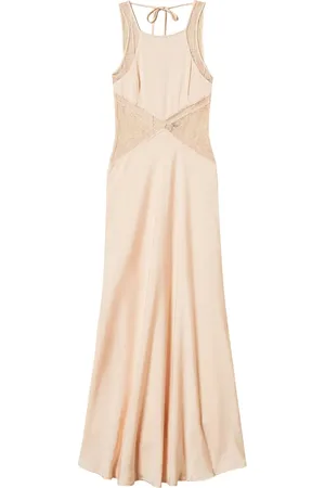 Twin-Set Vestido con detalle de encaje