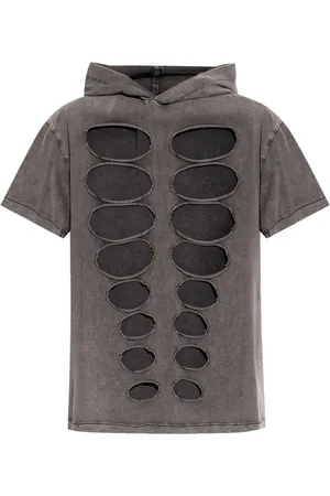 AVAVAV Playera con efecto envejecido y caìcha
