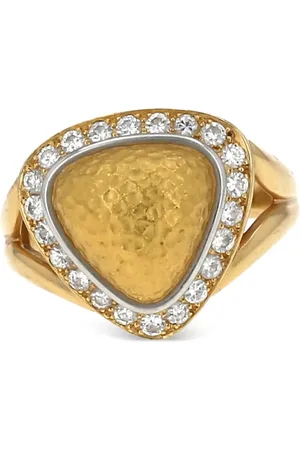 CHAUMET Anillo en oro amarillo de 18kt con diamantes