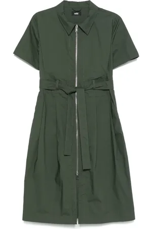 add Vestido midi de popelina