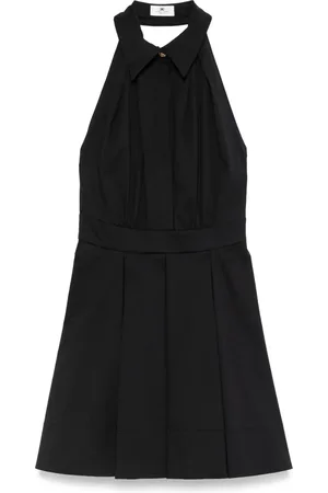 Elisabetta Franchi Vestido corto con diseño plisado